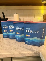 4-Pack Nello Supercalm Powdered Calming Drink Mix Raspberry Lemonade