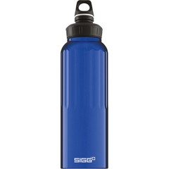 Sigg – Reusable Water Bottle – WMB Traveller Blue 51 Oz – 50.7 Ounces,