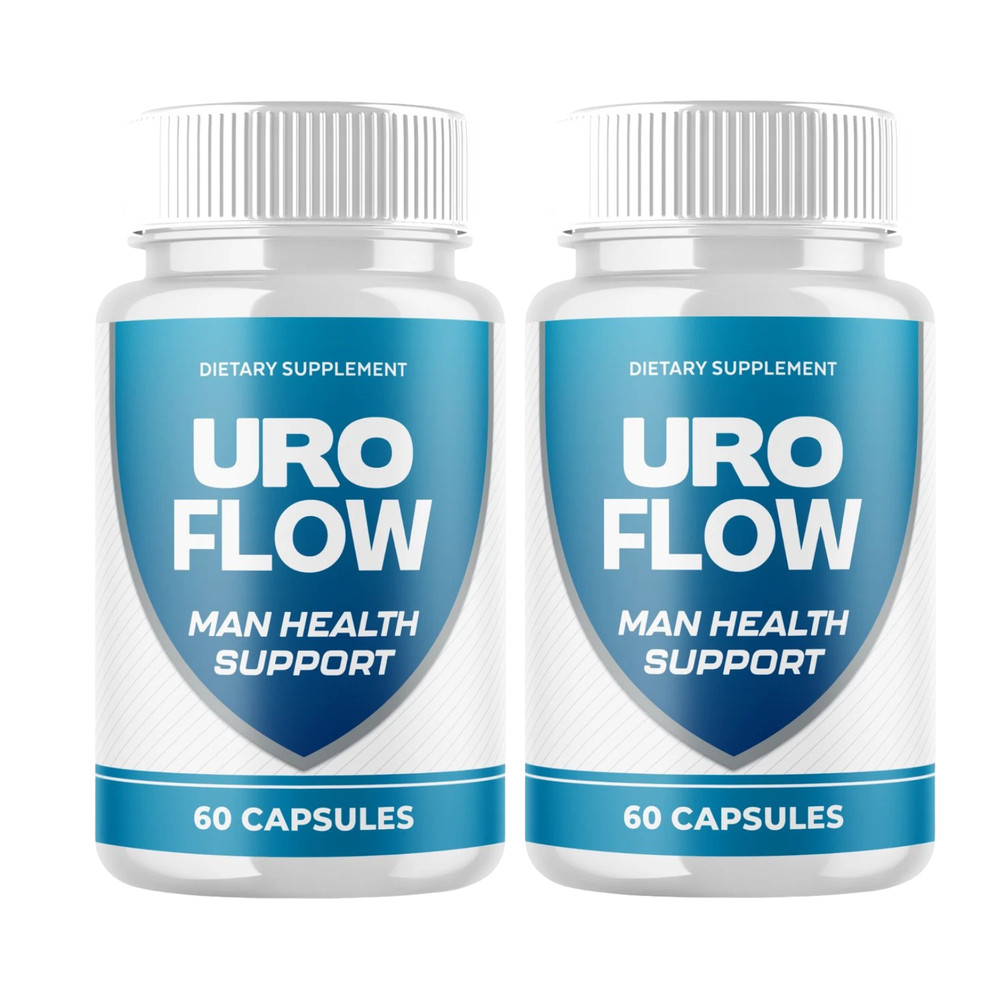 2-Pack Uro Flow for Men, UroFlow Prostate Care & Urinary Support -120 Capsules
