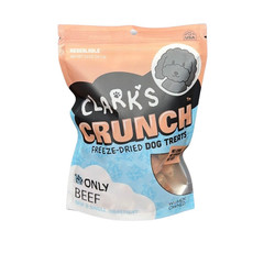 Clark’s Crunch Freeze-Dried Beef Liver Dog Treats, 100% Raw Beef, 2 oz (56,7 g)