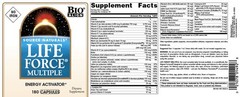 Source Naturals Life Force Multiple, Energy 180 Count (Pack of 1), 12105025