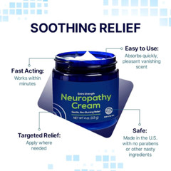 Basic Vigor Migrastil Neuropathy Alleviation Cream For Feet Legs Hands^