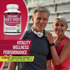 TopLux Beet Root 2040mg 90ct Energy Circulation Anti-Oxidant Health Formula New