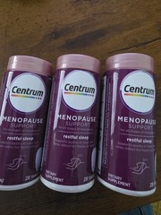 3 Centrum Menopause Support Restful Sleep Supplement, 28 tablets each bottle
