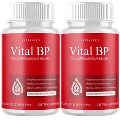 (2 Pack) Vital BP Advanced Blood Support Vitamin Formula VitalBP (60 Capsules)