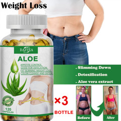 Aloe Vera Extract 5000mg 120 Capsules,Boost Metabolism Supplement