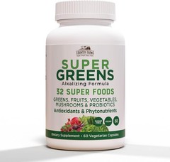 Daily Health Support with 32 Super Foods – Greens Vegicaps, 60 Count