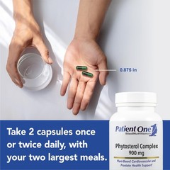 Patient One Phytosterol Complex 900 mg Heart Health Support 90 Capsules