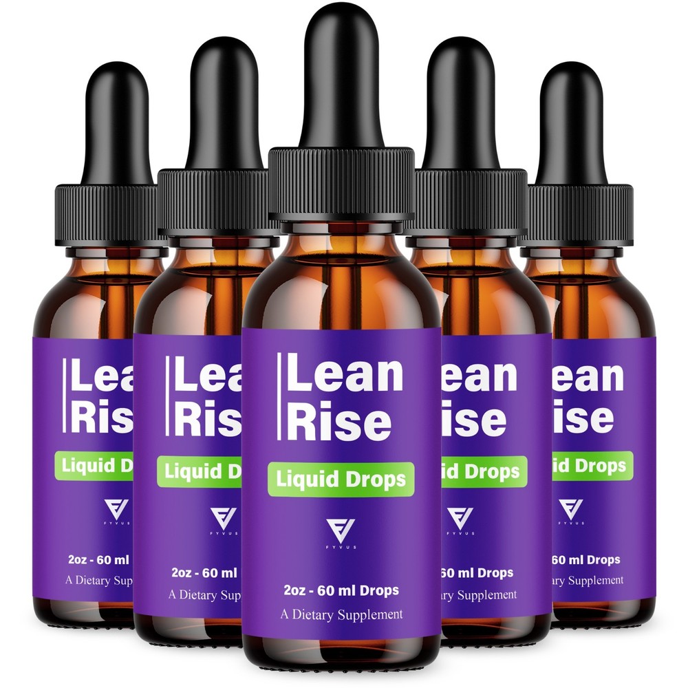 (5 Pack) Lean Rise Weight Support Drops, LeanRise Advanced Liquid Health (10oz)
