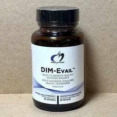 Authentic Official Designs for Health DIM-Evail 60 Softgels
