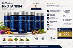 LifeVantage Protandim NRF2 Synergizer 180 Total Caplets 6 Bottles – EXP/2028