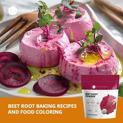 Kate Naturals Beet Root Powder Organic for Smoothie & Energy Boost.(8 OZ)