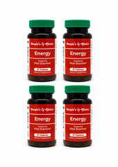 People’s Choice Energy 21 Tablets 4 Bottles Vital Stamina Support Supplement