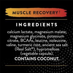 Plant-Based Muscle Recovery Capsules with Re-Lyte Electrolyte Mix – 120 Count
