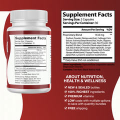 Lymplex- Digestive Support- 4 Bottles- 240 Capsules