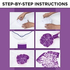 Tulip One-Step Tie-Dye Kit Mini Princess Kit in Pink and Purple Tie Dye