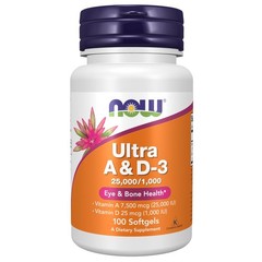 Vitamin A And D Dietary Supplement For Eye And Bone Health 100 Count