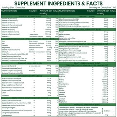 Vlado’s Himalayan Organics Multivitamin for Men & Women with Probiotics 180 Tab