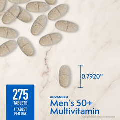 Member’s Mark Advanced Men’s 50+ Multivitamin Tablets, 275 ct.