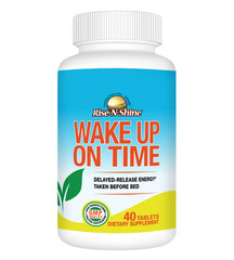 Wake Up On Time by Rise-N-Shine Patented Delayed-Release Morning Energy Booster