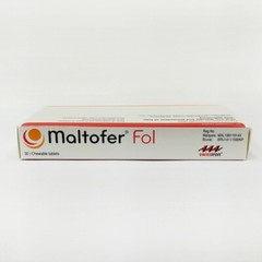 Maltofer Fol Chewable Tablets Iron Deficiency (30’s X 1 BOXES) Free Shipping