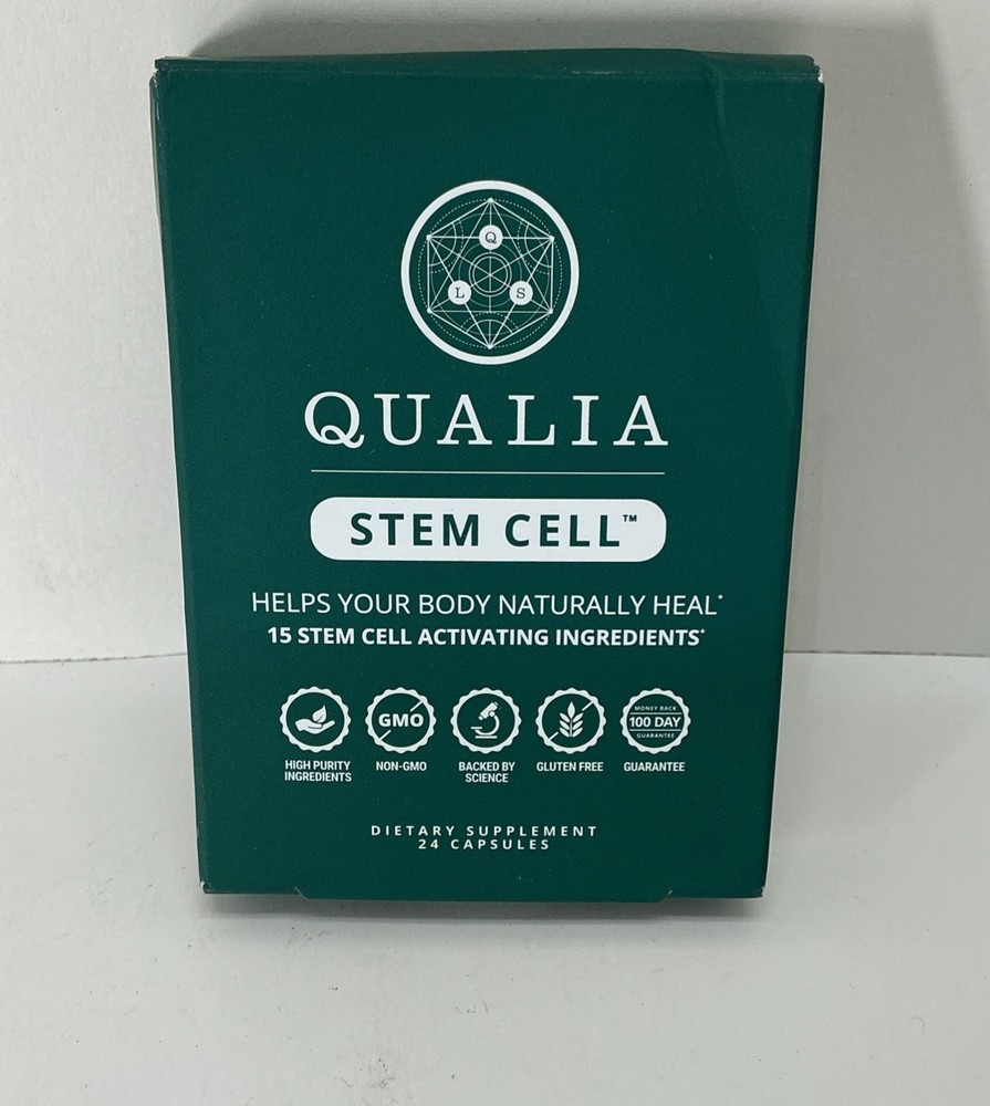 Qualia Life Sciences Qualia Stem Cell – 24 Capsules, Brand New