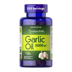 Puritan’s Pride Garlic Supplement 250 Softgels Heart Circulation Support