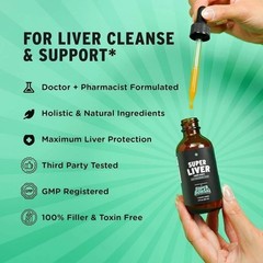SuperBonsai Super Liver Support with Milk Thistle Herbal Supplement