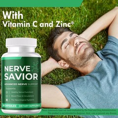 Nerve Savior Advanced Nerve Support Formula – Neuropathy Pain Relief – Free Ship