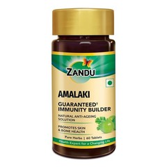 Zandu Amalaki Tablets 60 Tabs | Vitamin C Rich Immunity & Skin Care | F+S