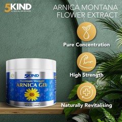 5kind Maximum Strength Arnica Bruise Gel 10.1 Fl Oz – Arnica Gel for Bruising