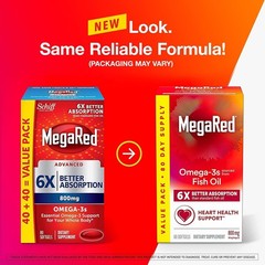 Vanilla Flavored 800mg Omega-3 Fish Oil – 80 Softgels for Heart and Joint Health