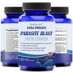 PARASITE BLAST Body Cleanse Complex Anti- PARASITE Support 120 Capsules