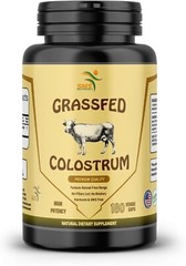 Desiccated Beef Colostrum, 100% Organic GrassFed Undefatted 180 Capsules