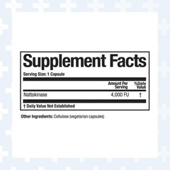 Nattovena Pure Nattokinase Supplement – Double Strength 4,000 FUs Capsules