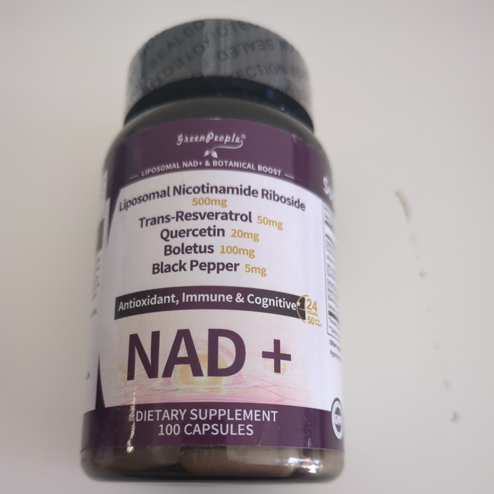 Green People NAD+ Supplement 100 capsules Exp 04/2027