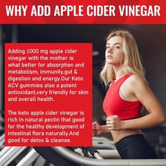 Apple Cider Vinegar Gummies 60ct 1000mg Premium Weight Loss & Cleanse Detox