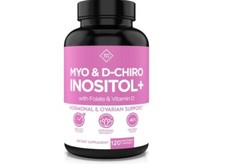 Premium Inositol Supplement – Myo-Inositol and D-Chiro Inositol Plus Folate and