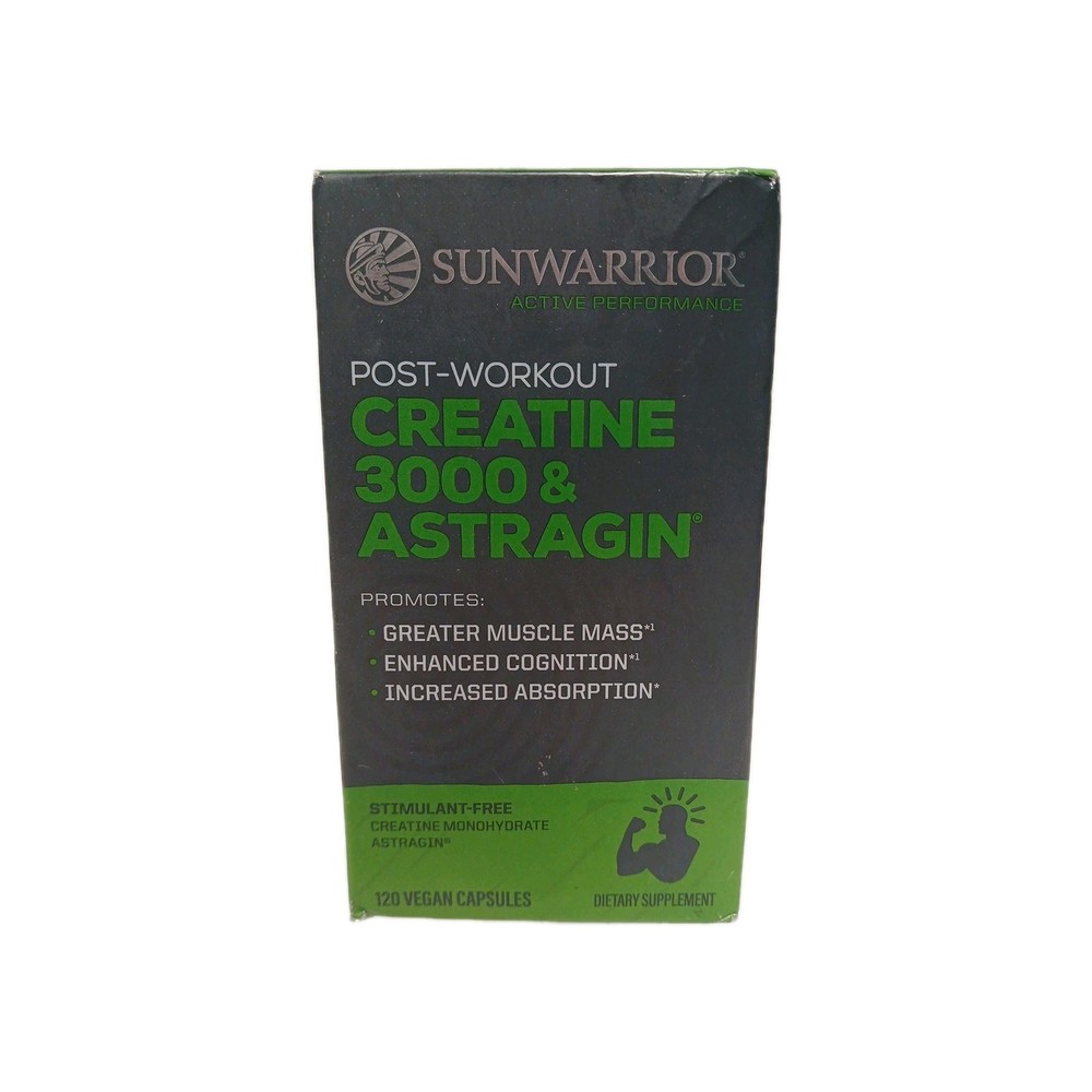 Sunwarrior, Post-Workout Creatine 3000 and Astragin®, 120 Vega