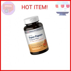 American Health Super Papaya Enzyme Plus – 180 Chewable Tablets – The After-Meal