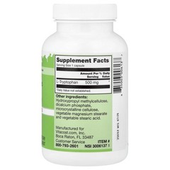 L-Tryptophan, 500 mg, 120 Capsules