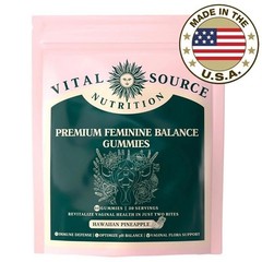 Vital Source Feminine Balance Gummies Hawaiian Pineapple Buy 2 Get 1 Free(ADD 3)