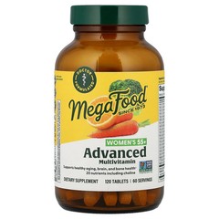 2 X MegaFood, Women’s 55+, Advanced Multivitamin, 120 Tablets