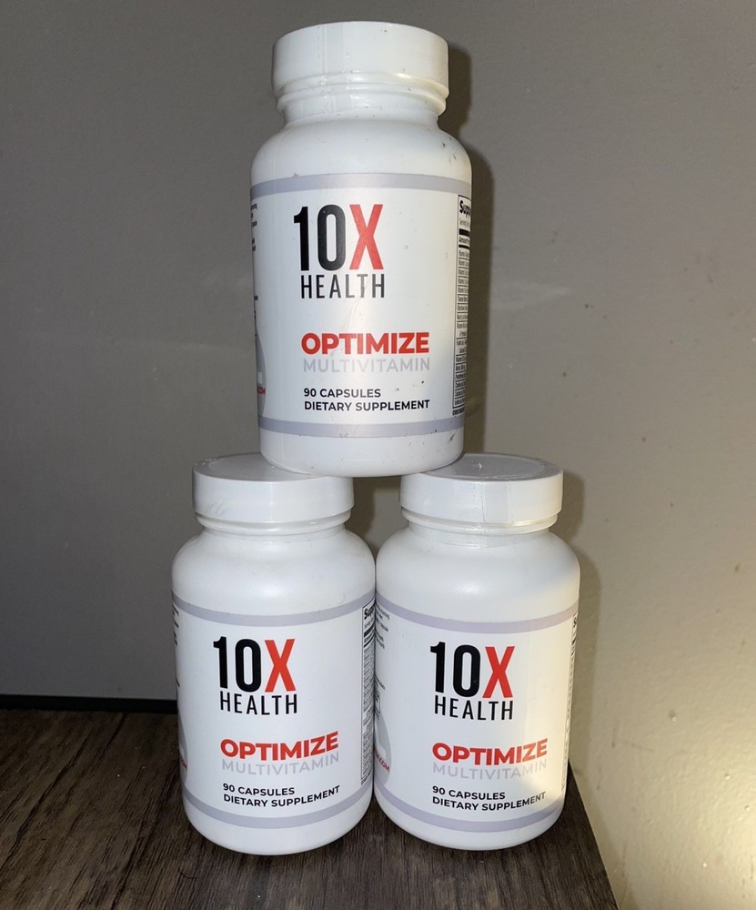 3 pack10X Health Optimize Methylated Multivitamin 90 Capsules free shipping new