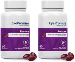 2 pack EyePromise Restore Supplement Complete Macular Health Formula 60 Softgels