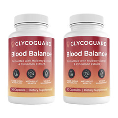 GlycoGuard Blood Health Support Mulberry Cinnamon 30 Capsules (Bundle of 2)
