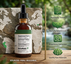 NutraMedix Burbur Pinella Detox Drops Brain & Nerve Support Liquid 2 oz 60ml
