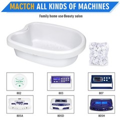 Ionic Detox Foot Bath Tub Basin for All Detox Machines with 100 Liners – Beau…