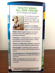 (2)Applied Nutrition Healthy Brain All-Day Focus + Turmeric 645 mg 50 Tabs 6/26+