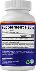 Acidophilus Probiotic – 10 Billion CFU – 5X Potency – Daily Probiotic Supplement